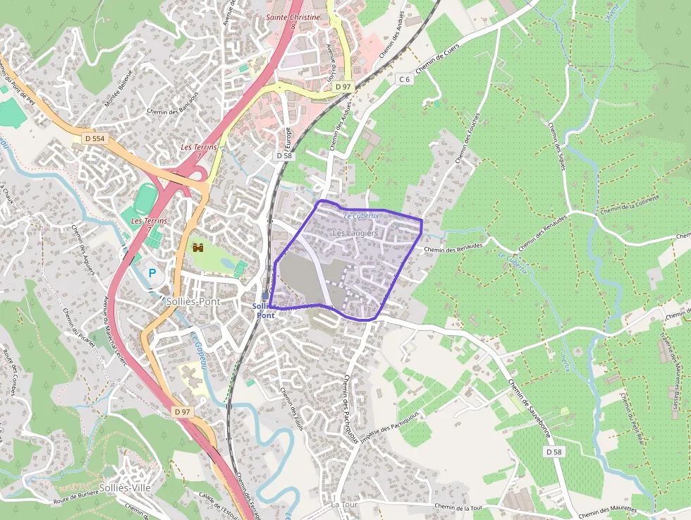 Appartement 54 m² trois pièces à vendre à Solliès-Pont