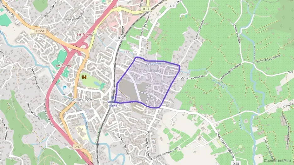 Appartement 54 m² trois pièces à vendre à Solliès-Pont