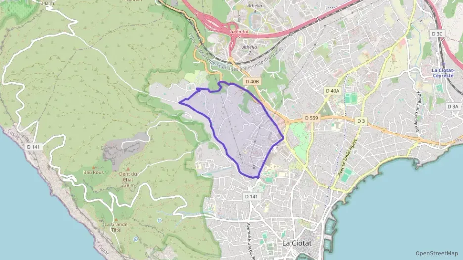 Appartement 60 m² trois pièces à vendre à La Ciotat