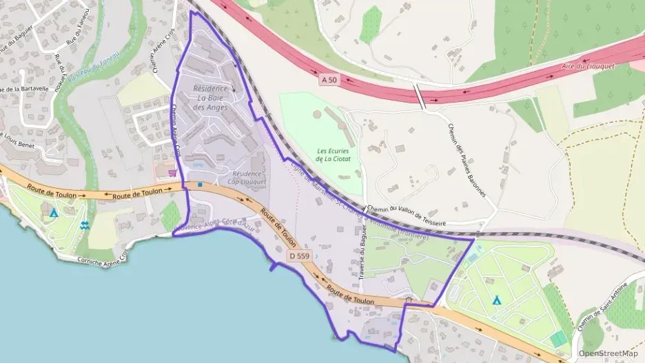 Appartement 50 m² trois pièces à vendre à La Ciotat