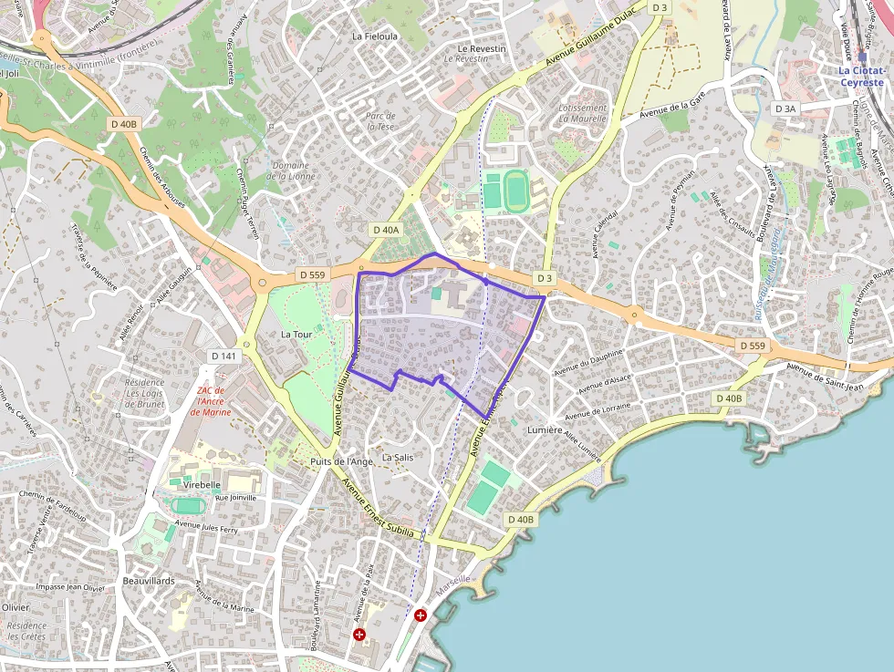 Appartement 41 m² une piece à vendre à La Ciotat