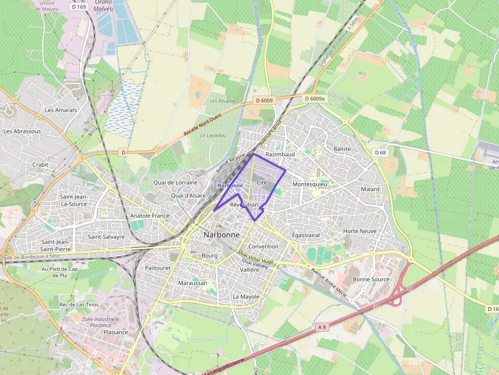 Appartement 77 m² trois pièces à vendre à Narbonne