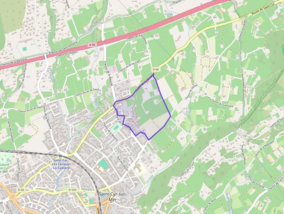 Appartement 40 m² deux pieces à vendre à Saint-Cyr-sur-Mer