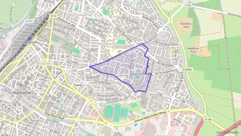 Appartement 62 m² trois pièces à vendre à Narbonne