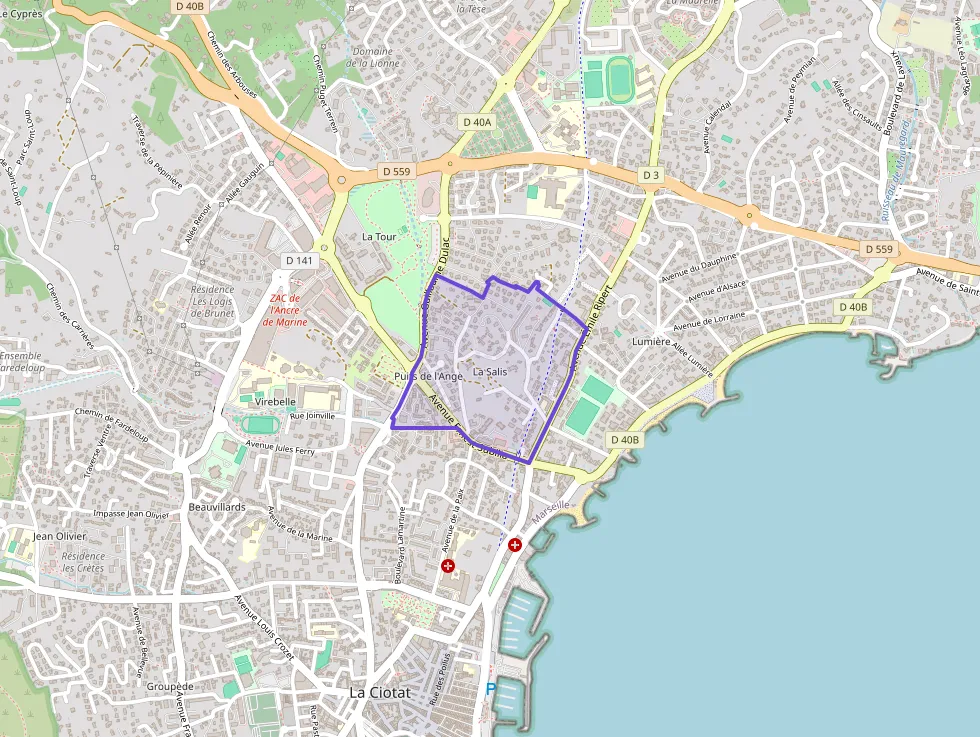 Appartement 48 m² deux pieces à vendre à La Ciotat