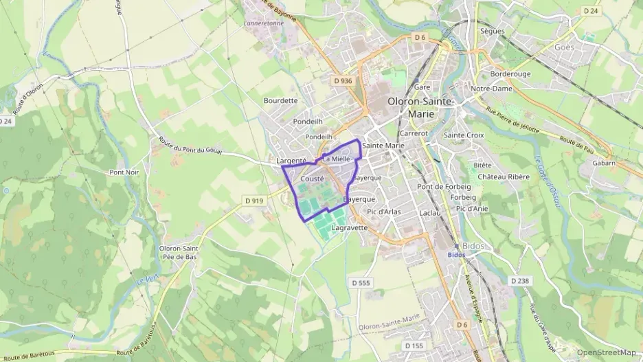 Appartement 66 m² quatre pièces à vendre à Oloron-Sainte-Marie