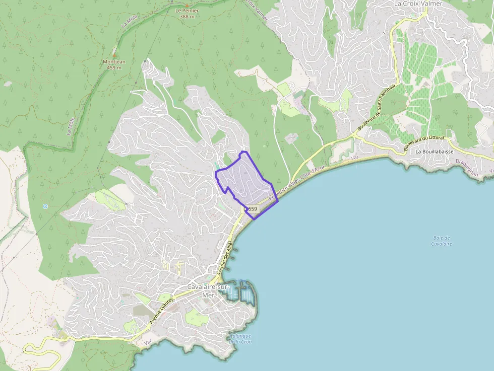 Appartement 54 m² trois pièces à vendre à Cavalaire-sur-Mer