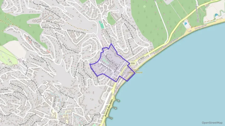 Appartement 45 m² deux pieces à vendre à Cavalaire-sur-Mer