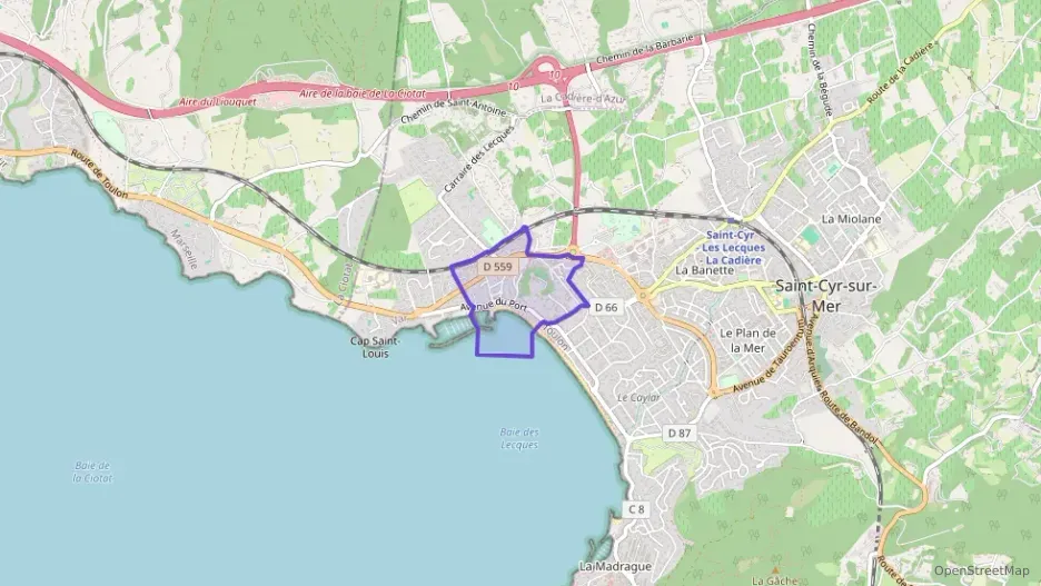 Appartement 70 m² trois pièces à vendre à Saint-Cyr-sur-Mer Appartement 70 m² trois pièces à vendre à Saint-Cyr-sur-Mer