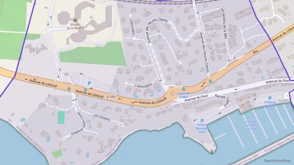 Appartement 64 m² trois pièces à vendre à Saint-Cyr-sur-Mer Appartement 64 m² trois pièces à vendre à Saint-Cyr-sur-Mer