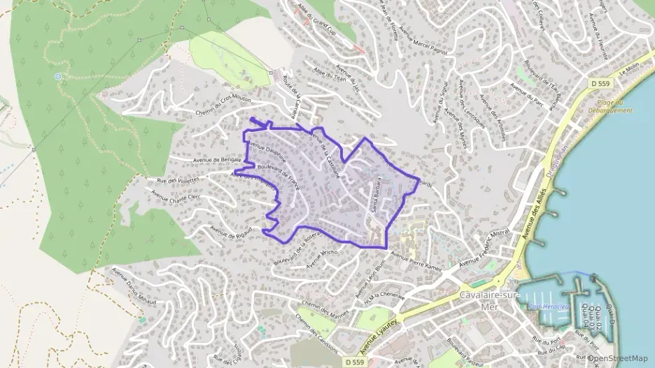 Appartement 70 m² trois pièces à vendre à Cavalaire-sur-Mer