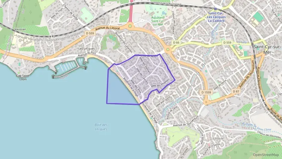 Appartement 34 m² deux pieces à vendre à Saint-Cyr-sur-Mer
