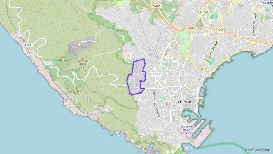 Appartement 80 m² quatre pièces à vendre à La Ciotat