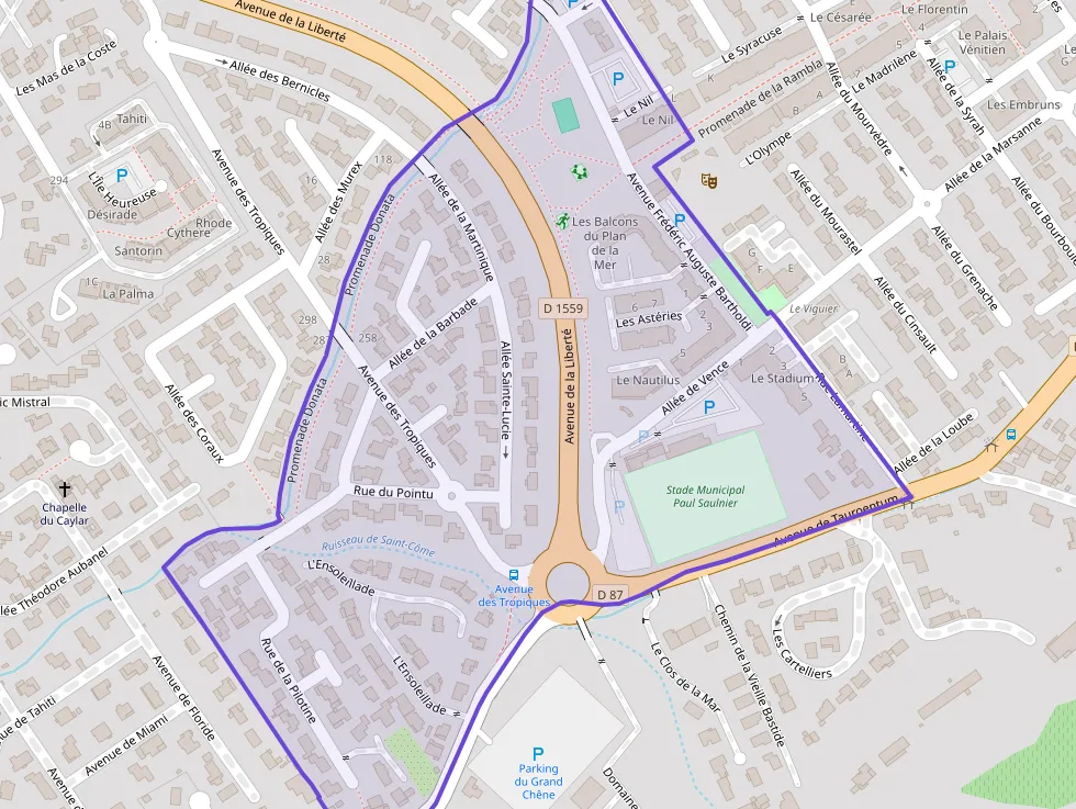 Appartement 57 m² deux pieces à vendre à Saint-Cyr-sur-Mer