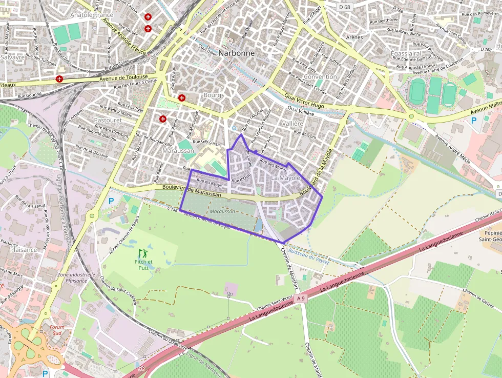 Appartement 60 m² trois pièces à vendre à Narbonne