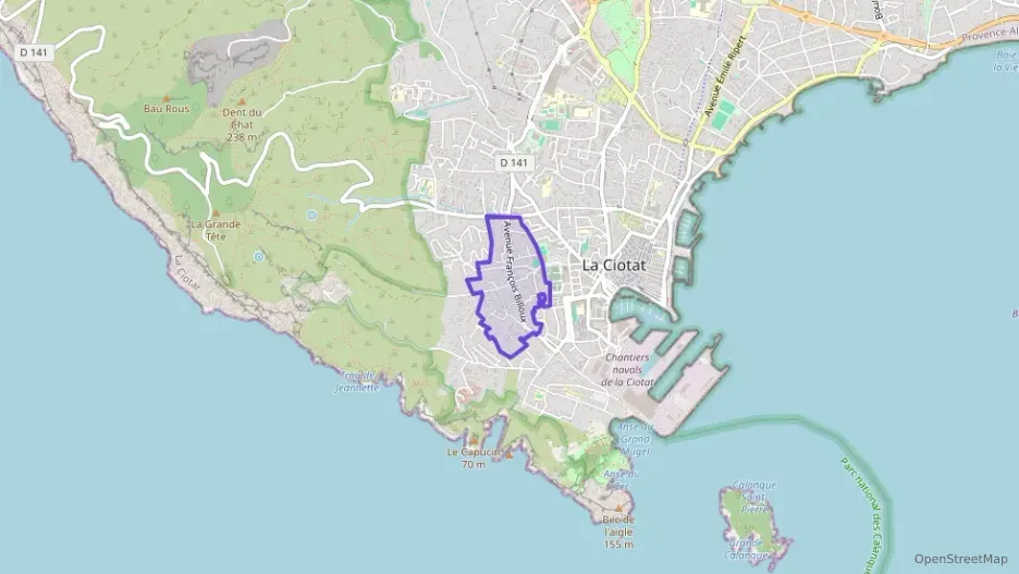 Appartement 70 m² trois pièces à vendre à La Ciotat