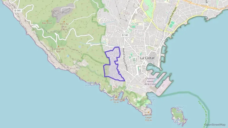 Appartement 44 m² deux pieces à vendre à La Ciotat