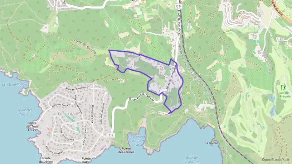 Appartement 48 m² deux pieces à vendre à Saint-Cyr-sur-Mer