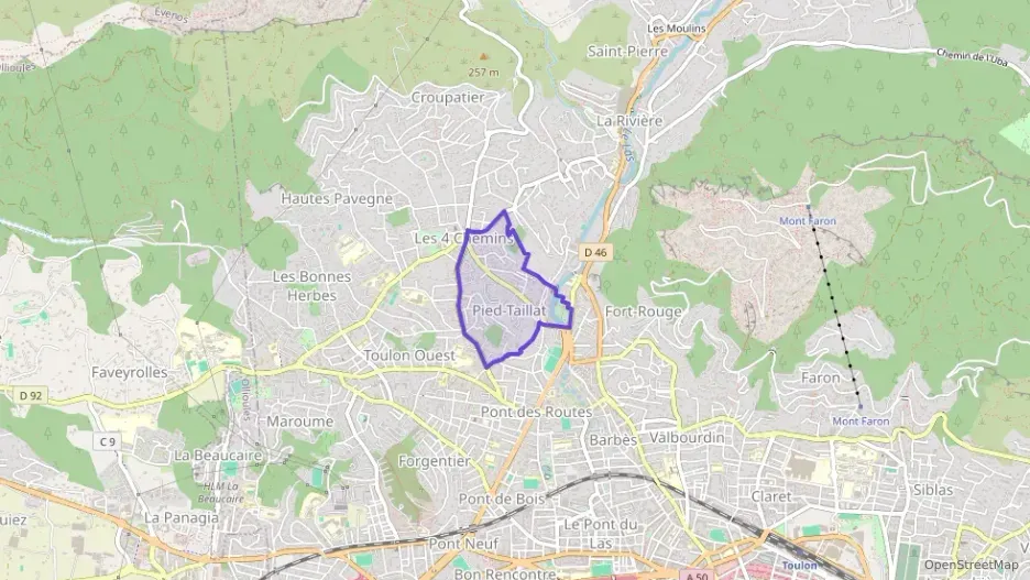 Appartement 50 m² deux pieces à vendre à Toulon