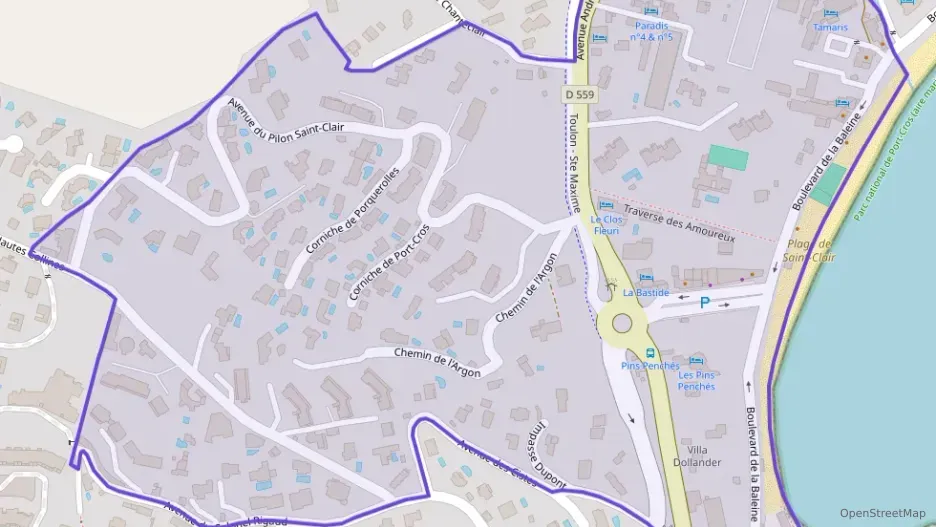 Appartement 54 m² trois pièces à vendre à Le Lavandou