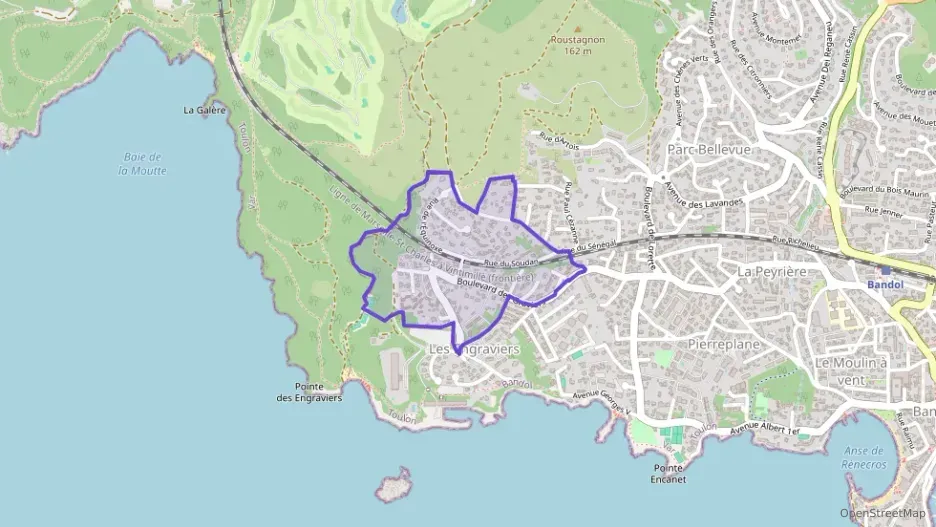 Appartement 50 m² trois pièces à vendre à Bandol