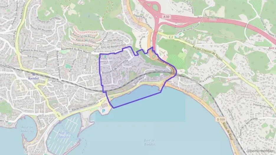 Appartement 61 m² deux pieces à vendre à Bandol