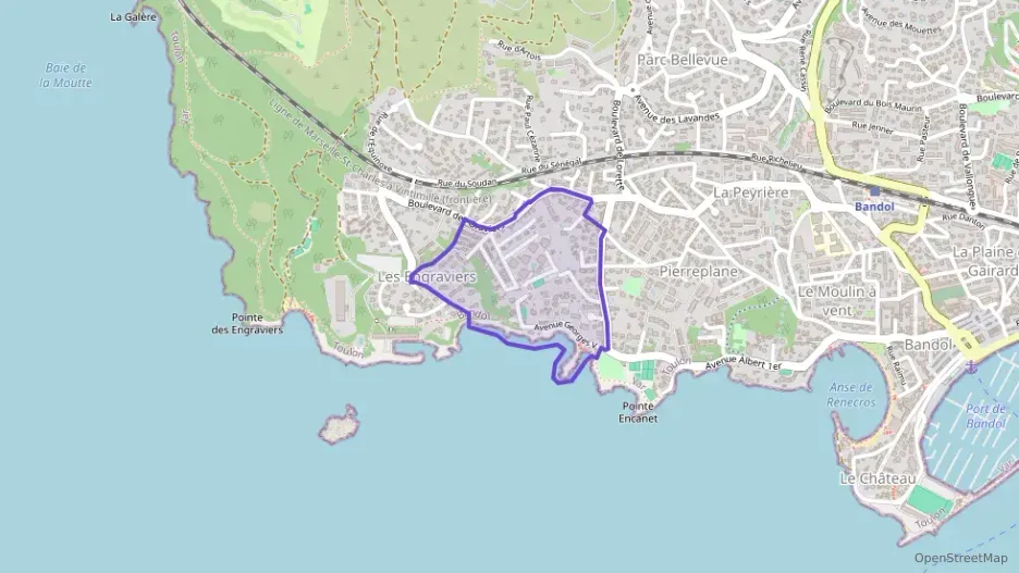 Appartement 43 m² deux pieces à vendre à Bandol