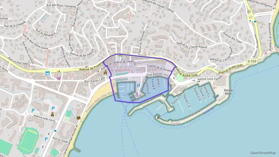 Appartement 111 m² quatre pièces à vendre à Le Lavandou