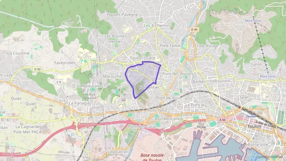 Appartement 89 m² quatre pièces à vendre à Toulon