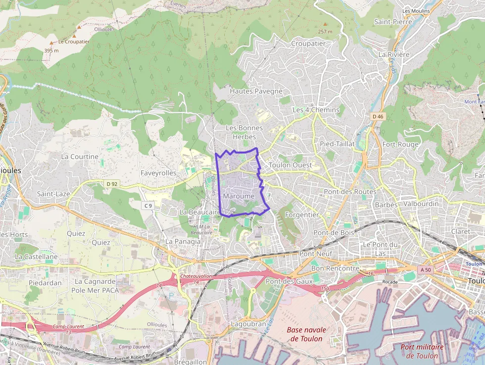 Appartement 57 m² trois pièces à vendre à Toulon