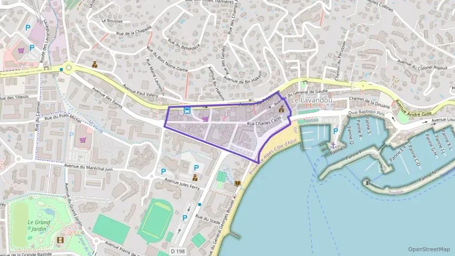 Appartement 72 m² trois pièces à vendre à Le Lavandou