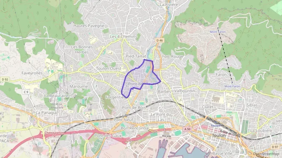 Appartement 81 m² quatre pièces à vendre à Toulon