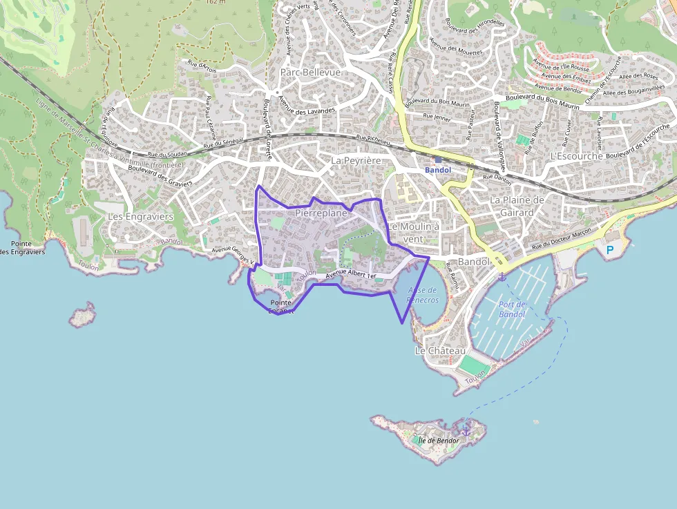 Appartement 60 m² trois pièces à vendre à Bandol