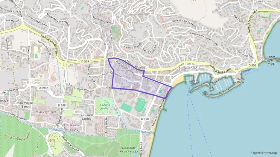 Appartement 54 m² trois pièces à vendre à Le Lavandou