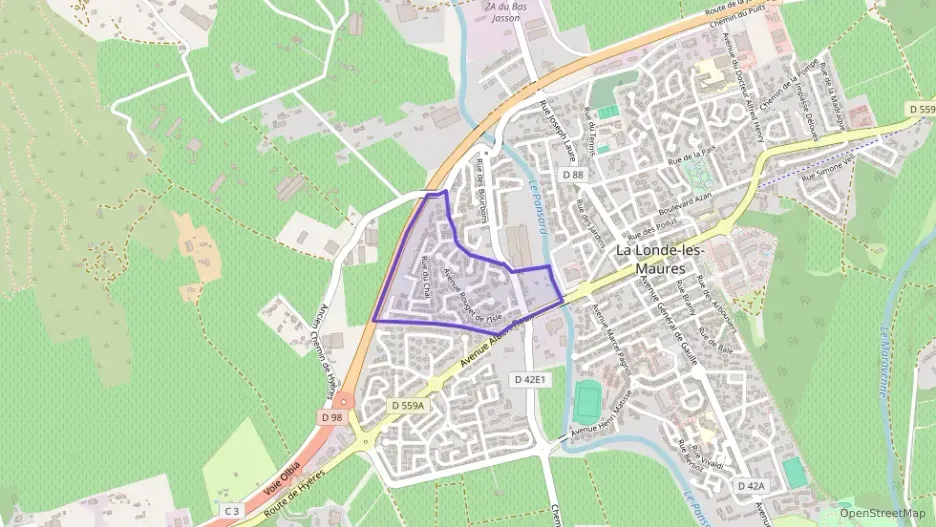 Appartement 56 m² trois pièces à vendre à La Londe-les-Maures Appartement 56 m² trois pièces à vendre à La Londe-les-Maures