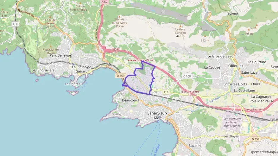 Appartement 137 m² trois pièces à vendre à Sanary-sur-Mer