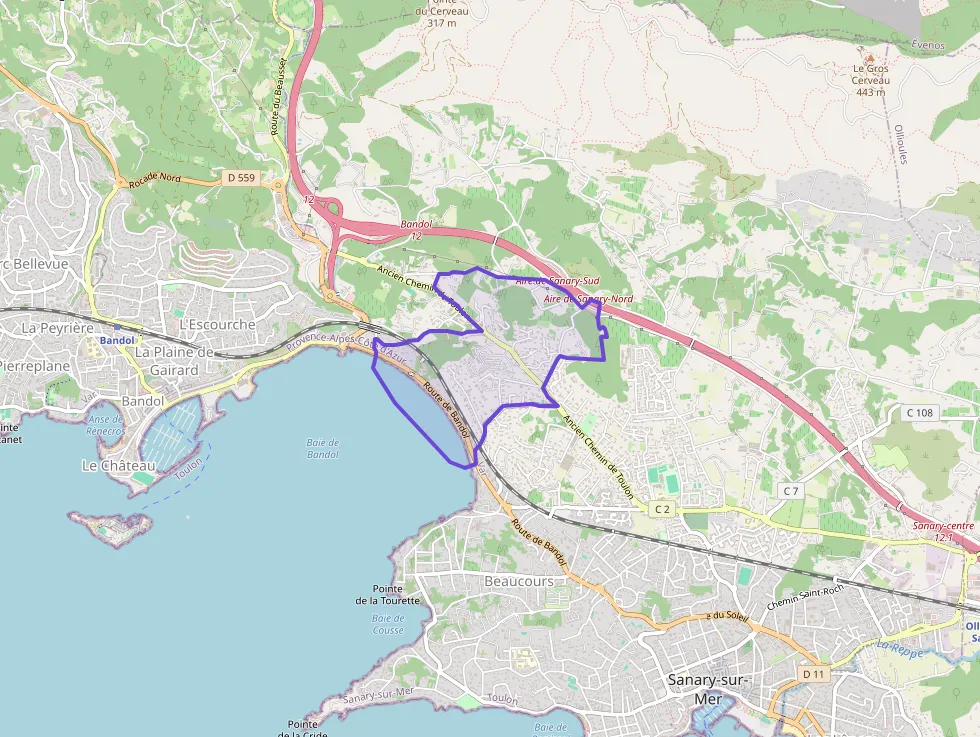 Appartement 60 m² trois pièces à vendre à Sanary-sur-Mer