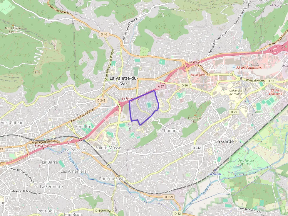 Appartement 56 m² trois pièces à vendre à La Valette-du-Var