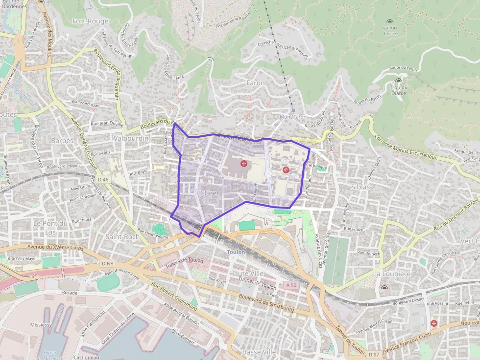 Appartement 40 m² trois pièces à vendre à Toulon