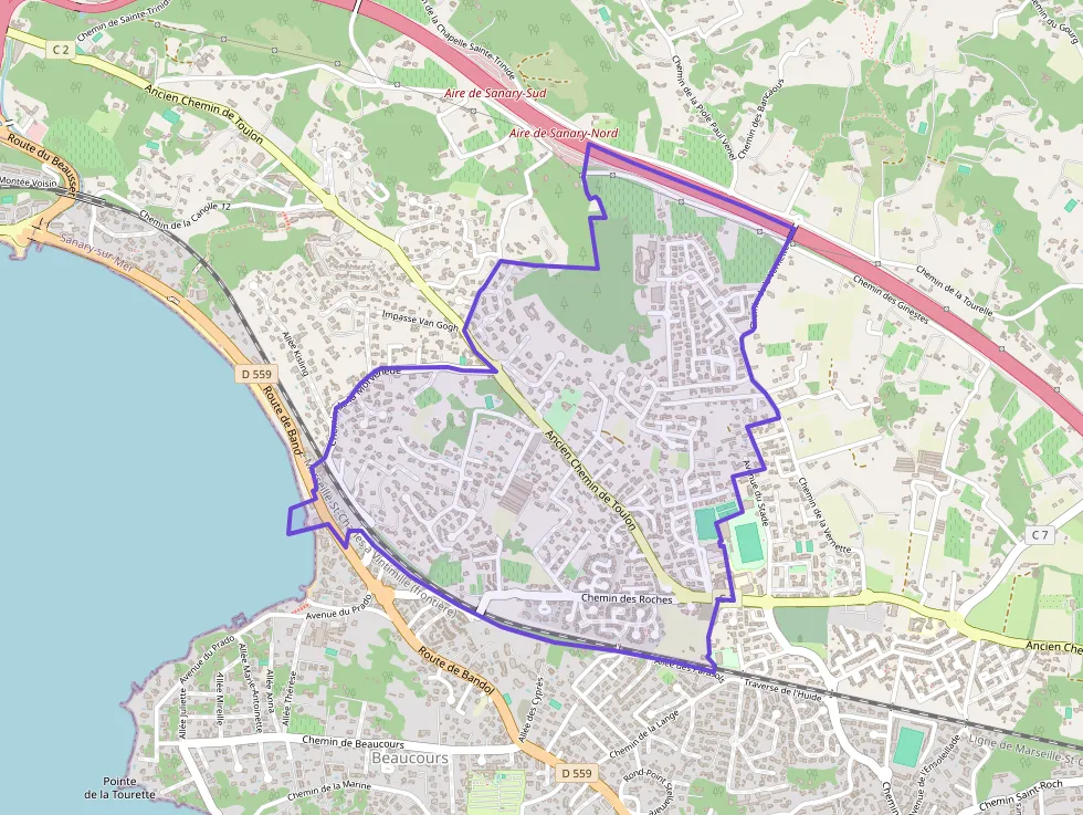 Appartement 35 m² deux pieces à vendre à Sanary-sur-Mer