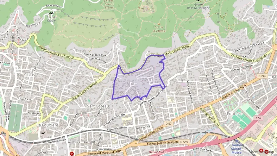 Appartement 43 m² deux pieces à vendre à Toulon