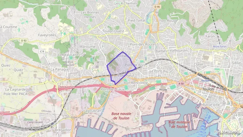 Appartement 60 m² trois pièces à vendre à Toulon