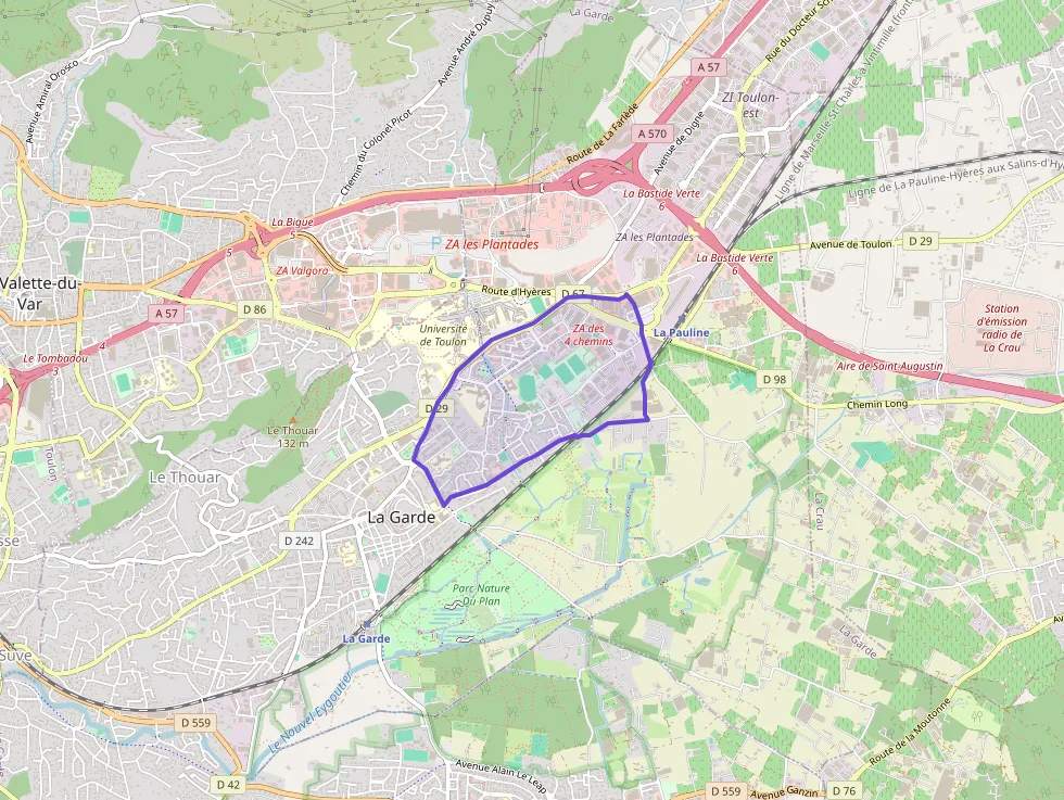 Appartement 46 m² deux pieces à vendre à La Garde