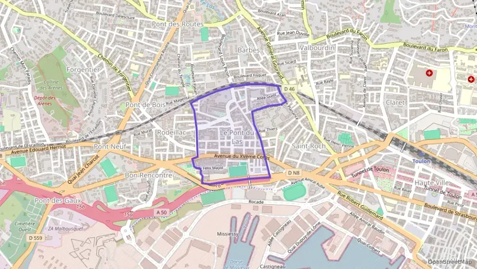 Appartement 50 m² deux pieces à vendre à Toulon
