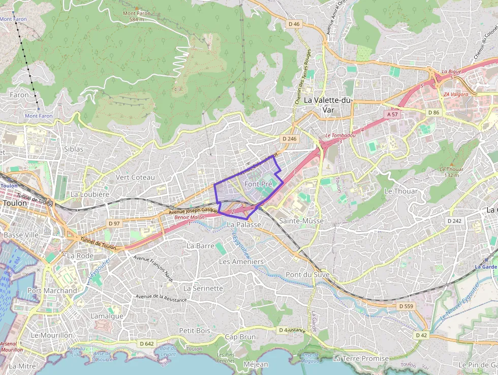 Appartement 82 m² 5 pièces à vendre à Toulon