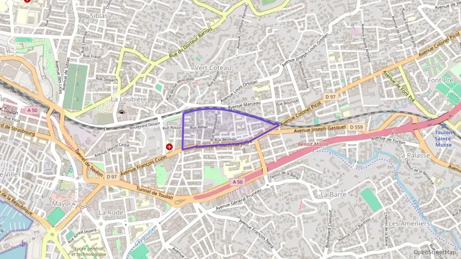 Appartement 50 m² trois pièces à vendre à Toulon Appartement 50 m² trois pièces à vendre à Toulon