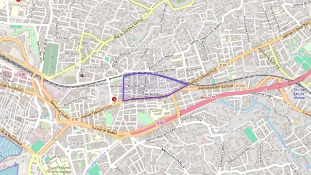 Appartement 35 m² deux pieces à vendre à Toulon