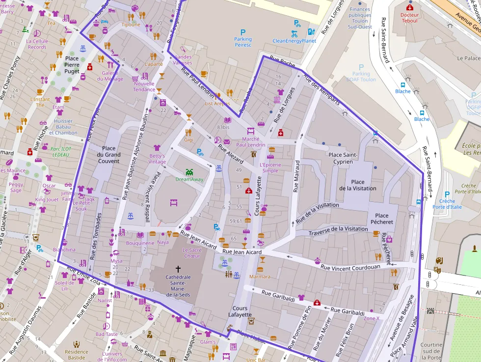 Appartement 34 m² une piece à vendre à Toulon