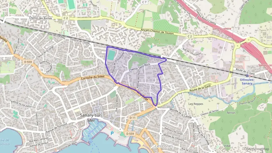 Appartement 57 m² trois pièces à vendre à Sanary-sur-Mer Appartement 57 m² trois pièces à vendre à Sanary-sur-Mer