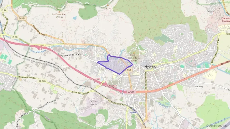 Appartement 65 m² trois pièces à vendre à Hyères